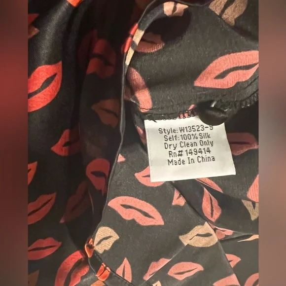 🆕 Johnny Was Workshop 100% SILK Amora Boxy Charmeuse Shirt Boho Chic NWOT - Picture 7 of 14